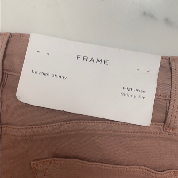 Frame Le High Skinny Jeans in Dusty Rose Size 26 - Picture 7 of 12